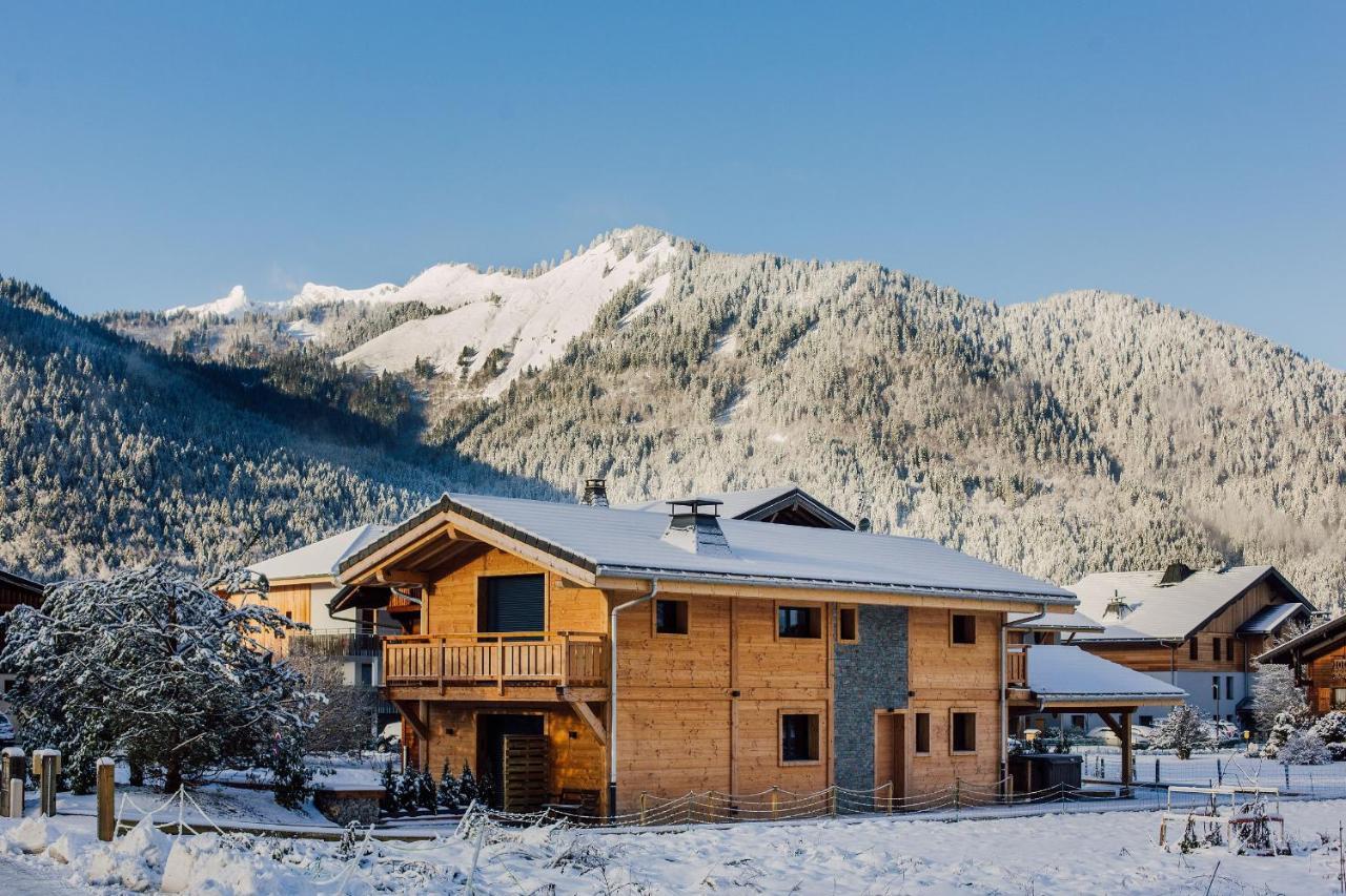 Chalet Soleil D'Or มงทริองด์ ภายนอก รูปภาพ